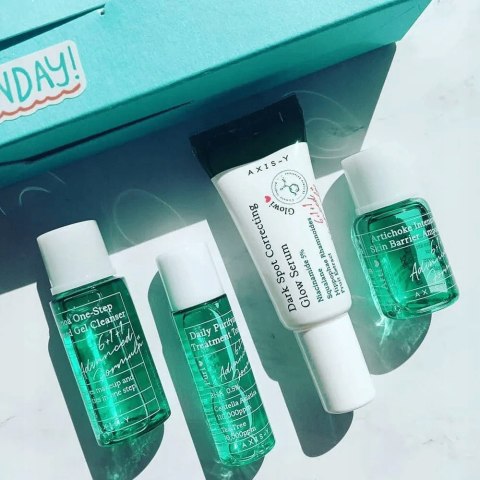 AXIS-Y The Mini Glow Set Spot Correcting Glow Serum Zestaw kosmetyków