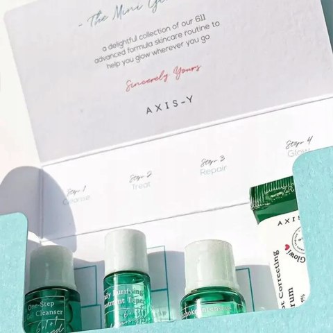 AXIS-Y The Mini Glow Set Spot Correcting Glow Serum Zestaw kosmetyków