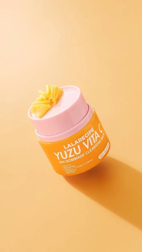 LalaRecipe | Yuzu Vita C 3in1 Gommage Cleansing Balm | Balsam Oczyszczający z Witaminą C i Yuzu - 50ml