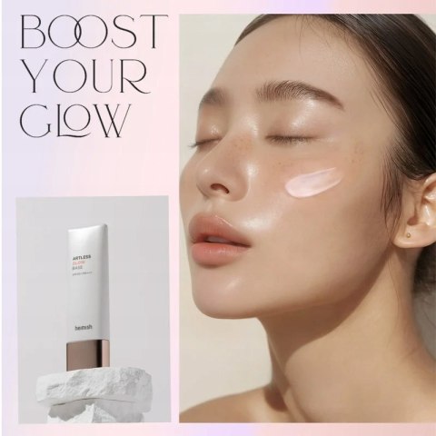 Baza Rozświetlająca pod Makijaż SPF 50 +++ Heimish Artless Glow 40ml