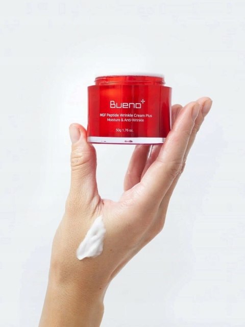 Krem Przeciwzmarszczkowy Bueno MGF Peptide Cream Plus 50g z Peptydami