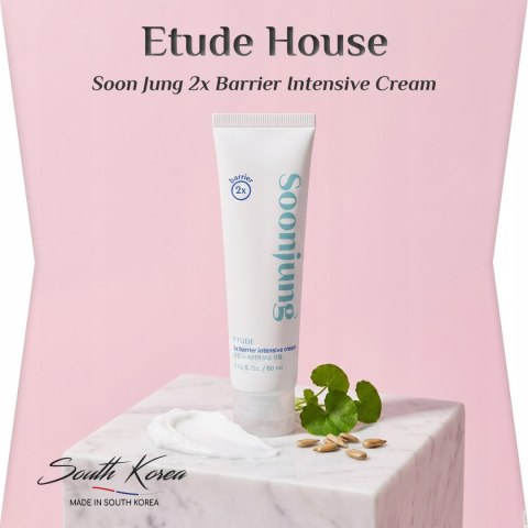 Krem do Twarzy Etude House Soon Jung Barrier Nawilżająco Kojący Koreański