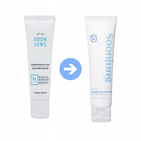 Krem do Twarzy Etude House Soon Jung Barrier Nawilżająco Kojący Koreański
