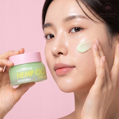 Krem do Twarzy LalaRecipe Hemp Cica 50ml z Nasion Konopi do Skóry Wrażliwej