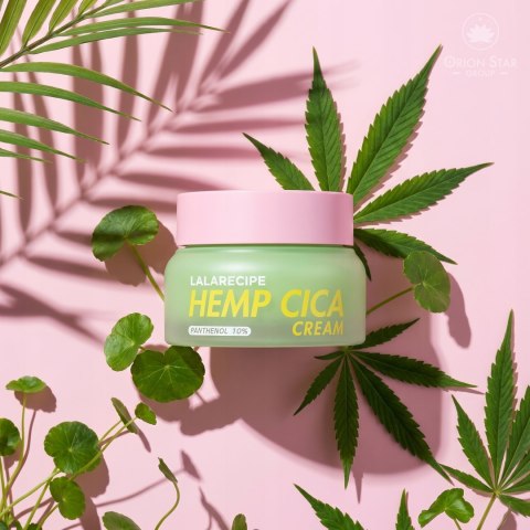 Krem do Twarzy LalaRecipe Hemp Cica 50ml z Nasion Konopi do Skóry Wrażliwej