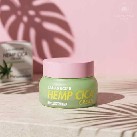 Krem do Twarzy LalaRecipe Hemp Cica 50ml z Nasion Konopi do Skóry Wrażliwej
