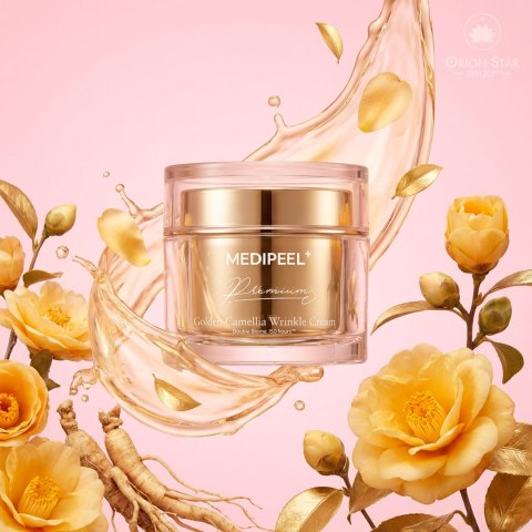 Krem do Twarzy Medi-Peel Golden Camellia 50ml Koreański Przeciwzmarszczkowy