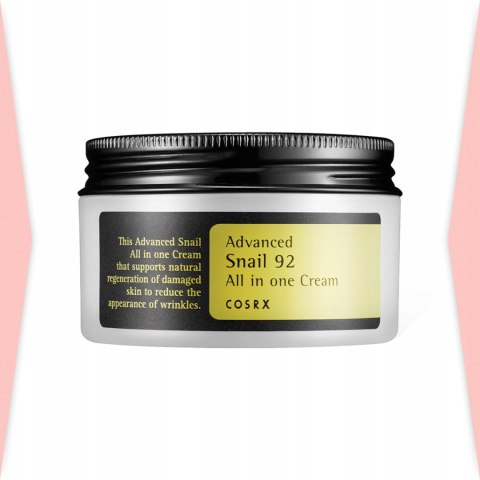 COSRX | Advanced Snail 92 All in One Cream | Wielofunkcyjny Krem do Twarzy Nawilżający - 100g