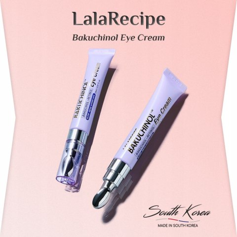 Krem pod Oczy LalaRecipe Bakuchinol Eye Cream 2x20ml Przeciwzmarszczkowy