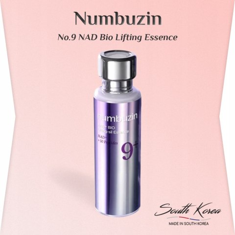 Liftingująca Esencja do Twarzy Numbuzin No.9 Bio 50ml Koenzymem NAD