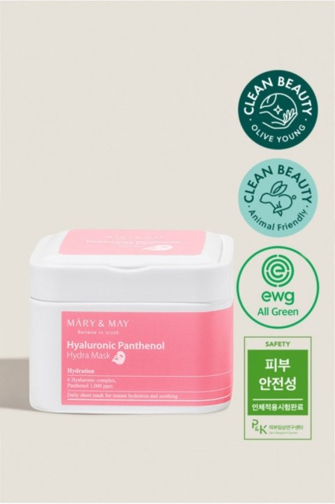 Maska do Twarzy Mary&May Hydra Mask Kwas Hialuronowy Pantenol Koreańska