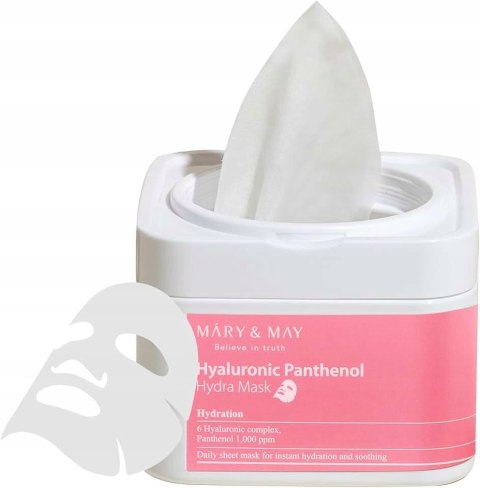 Maska do Twarzy Mary&May Hydra Mask Kwas Hialuronowy Pantenol Koreańska