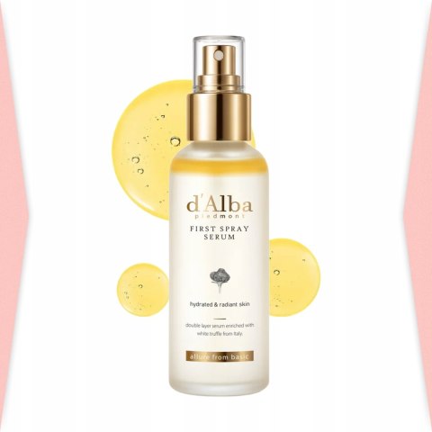Mgiełka do Twarzy d'Alba White Truffle First Spray Serum Rozświetlająca 100