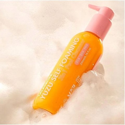 LalaRecipe | Yuzu Self Foaming Cleanser | Oczyszczająca Pianka do Twarzy z Yuzu i Witaminą C - 200ml