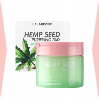 Płatki do Twarzy z Konopi LalaRecipe Hemp Seed Purifying Pad70szt Łagodzące