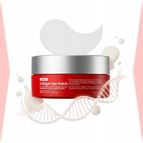 Płatki pod Oczy Medi-Peel Red Lacto Collagen na Zmarszczki Koreańskie 60szt