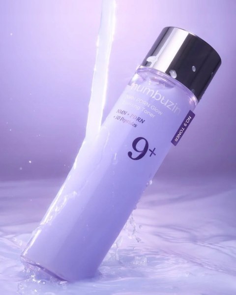 Rozświetlający Toner z NAD i PDRN Numbuzin No.9 150ml Glow Boosting Tonik