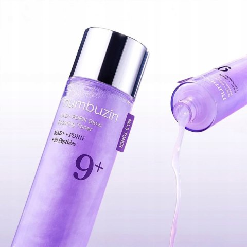 Rozświetlający Toner z NAD i PDRN Numbuzin No.9 150ml Glow Boosting Tonik
