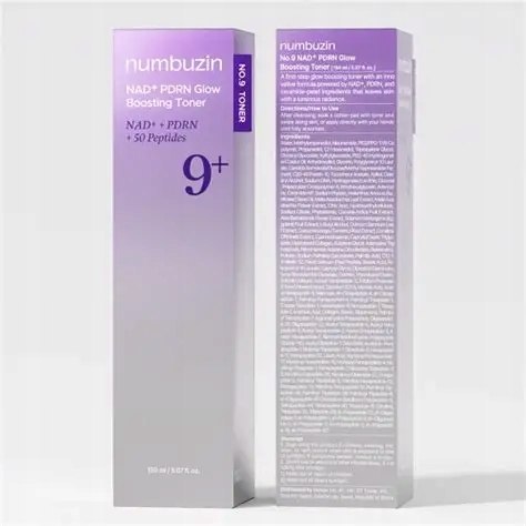 Rozświetlający Toner z NAD i PDRN Numbuzin No.9 150ml Glow Boosting Tonik