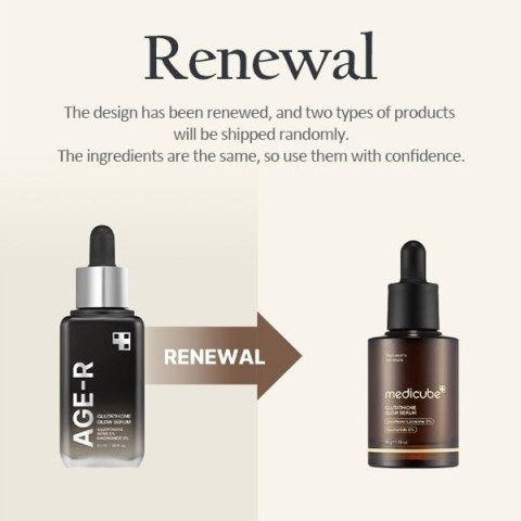 Serum do Twarzy Medicube AGE-R Glow z Glutationem Rozświetlające Koreańskie