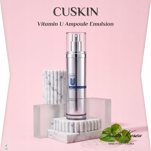 CUSKIN | Vitamin U Ampoule Emulsion | Koreańska Emulsja do Twarzy Przeciwzmarszczkowa - 130ml