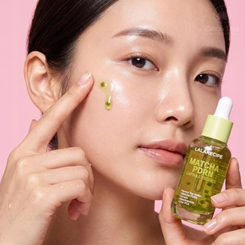 LalaRecipe | Matcha PDRN Capsule Essence | Koreańska Esencja do Twarzy Regenerująca - 30ml