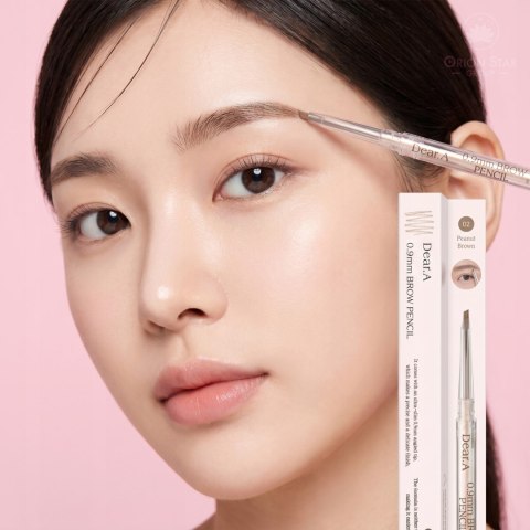Kredka do brwi Dr Althea Dear. A 0.9mm Brow Pencil - 02 Peanut Brown