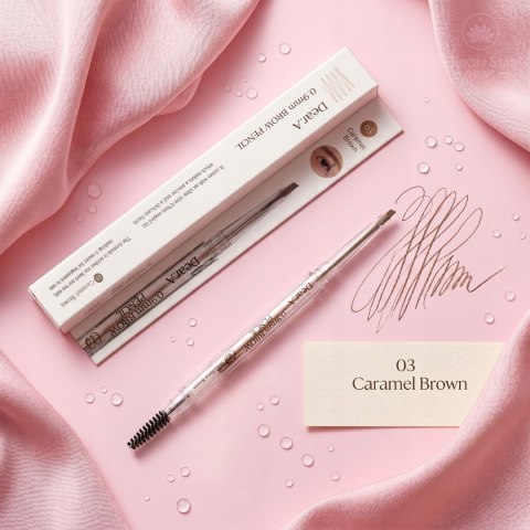 Kredka do brwi Dr Althea Dear. A 0.9mm Brow Pencil - 03 Caramel Brown
