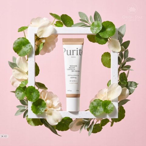 Purito Seoul | Wonder Releaf Centella BB Cream #21 Light Beige | Koreański Krem BB SPF30 - 30ml