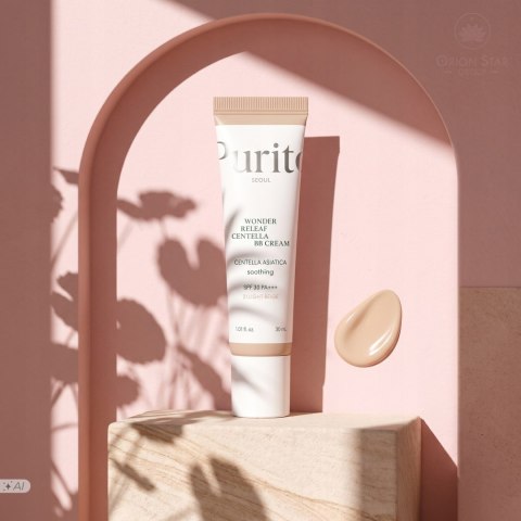 Purito Seoul | Wonder Releaf Centella BB Cream #21 Light Beige | Koreański Krem BB SPF30 - 30ml