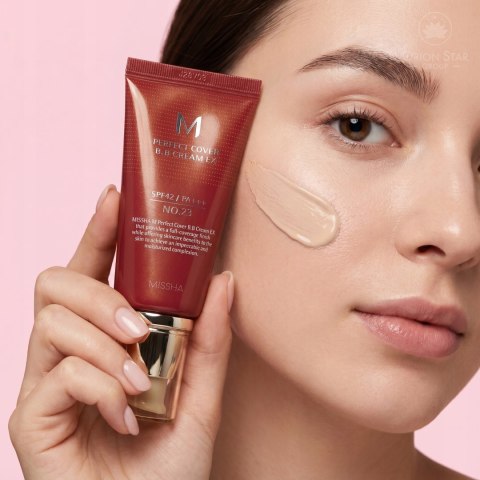 Krem BB Missha M Perfect Cover BB Cream nr 23 Natural Beige Koreański SPF