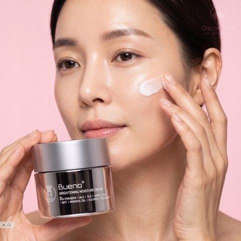 Bueno | Brightening Moisture Cream | Koreański Krem do Twarzy Rozjaśniający - 80g