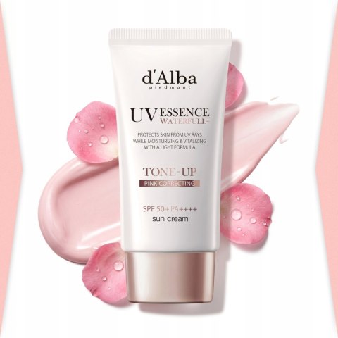 Krem do opalania d'Alba Tone Up Pink Correcting Sun Cream SPF50 PA++++ 50ml