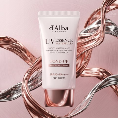 Krem do opalania d'Alba Tone Up Pink Correcting Sun Cream SPF50 PA++++ 50ml