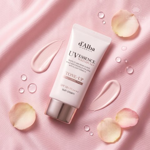 Krem do opalania d'Alba Tone Up Pink Correcting Sun Cream SPF50 PA++++ 50ml