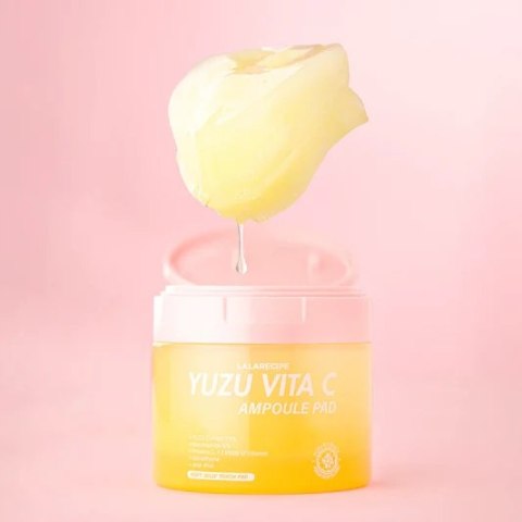 LalaRecipe Rozjaśniające płatki z witaminą C (Yuzu Vita C Ampoule Pad)