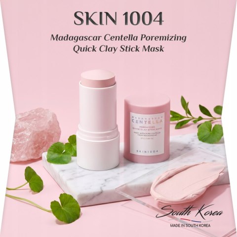 SKIN1004 | Madagascar Centella Poremizing Clay Stick | Koreańska Maska na Rozszerzone Pory - 27g