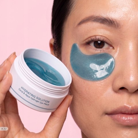 BeauuGreen | Coral & Aqua Hydrogel Eye Patch | Koreańskie Płatki Hydrożelowe pod Oczy - 60 szt.