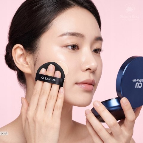 CUSKIN | Clean Up Skinfit Cushion #23 Natural Beige | Koreański Podkład Cushion SPF50+ - 15g + 15g