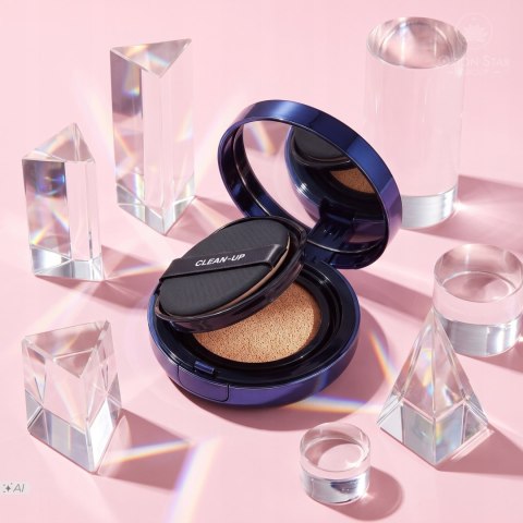 CUSKIN | Clean Up Skinfit Cushion #23 Natural Beige | Koreański Podkład Cushion SPF50+ - 15g + 15g