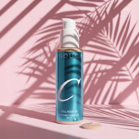 Enough | Collagen 3X Moisture Foundation SPF15 (Odcień 13C) | Koreański Podkład do Twarzy Nawilżający - 100ml