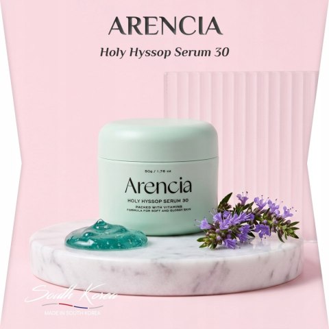 Arencia | Holy Hyssop Serum | Koreańskie Serum do Twarzy Rozjaśniające - 50g