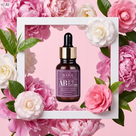Cos De BAHA | AB AHA/BHA | Koreańskie Serum Złuszczające do Twarzy z Kwasami - 30ml