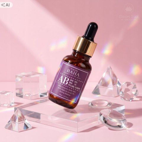 Cos De BAHA | AB AHA/BHA | Koreańskie Serum Złuszczające do Twarzy z Kwasami - 30ml