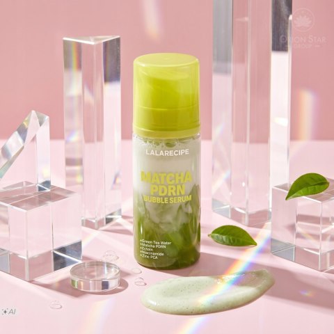 LalaRecipe | Matcha PDRN Bubble Serum | Koreańskie Serum Bąbelkowe do Twarzy - 95ml