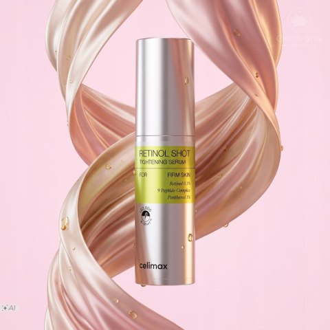 Celimax | The Vita-A Retinol Shot Tightening Serum | Koreańskie Serum do Twarzy z Retinolem - 30ml