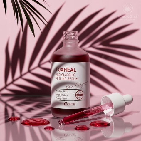 Serum do twarzy Esthetic House Toxheal Red Glycolic Peeling Złuszczające