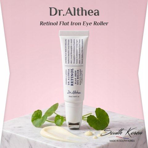 Serum pod oczy Dr Althea Retinol Flat Iron Eye Roller z Wbudowanym Rollerem