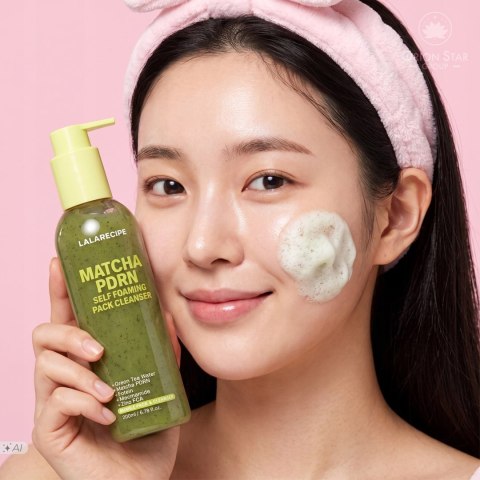 LalaRecipe | Matcha PDRN 3in1 Pack Cleanser | Koreańska Pianka Oczyszczająca do Twarzy - 200ml