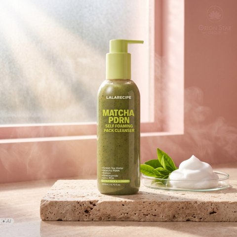 LalaRecipe | Matcha PDRN 3in1 Pack Cleanser | Koreańska Pianka Oczyszczająca do Twarzy - 200ml
